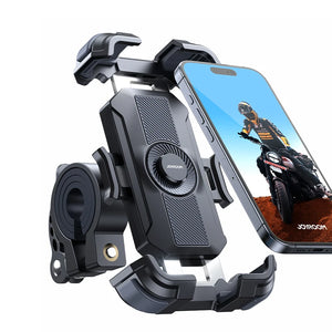 Support téléphone moto Joyroom ultra stable – fixation guidon anti-vibration pour scooter - vue 7