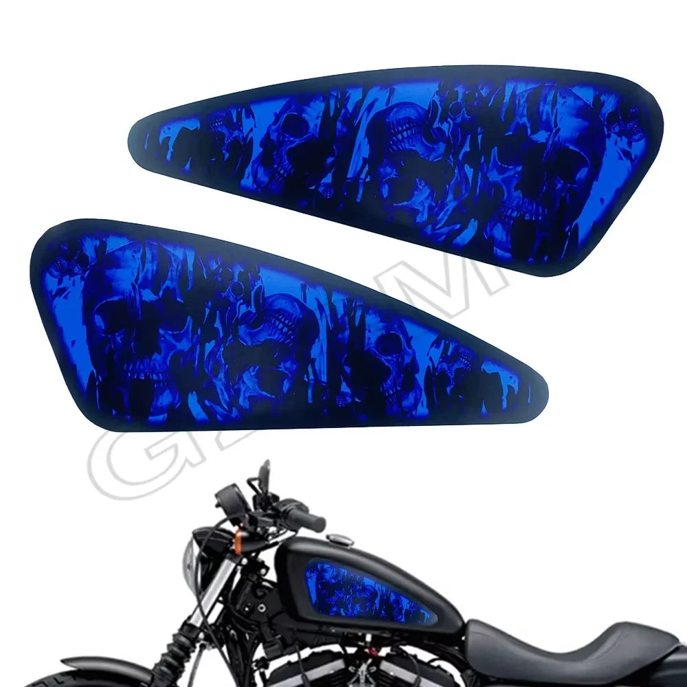 Autocollant décoratif drapeau sur réservoir de Harley Sportster - vue 19
