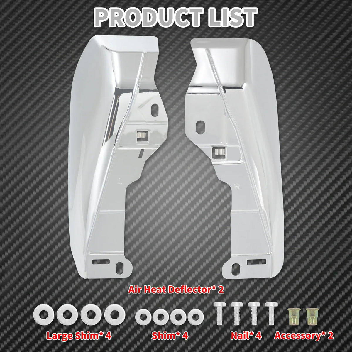 Anneaux de Finition Type Visière pour Clignotants Plats (2 pièces) - Harley-Davidson Touring, Softail FL, Road King – photo 8/15