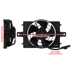 Ventilateur de radiateur noir pour moto BMW R1200 RT - vue 6