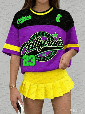 T-shirt Femme Jersey Sport California - vue 7
