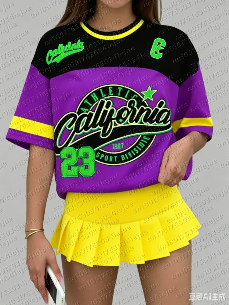 T-shirt Femme Jersey Sport California - vue 7