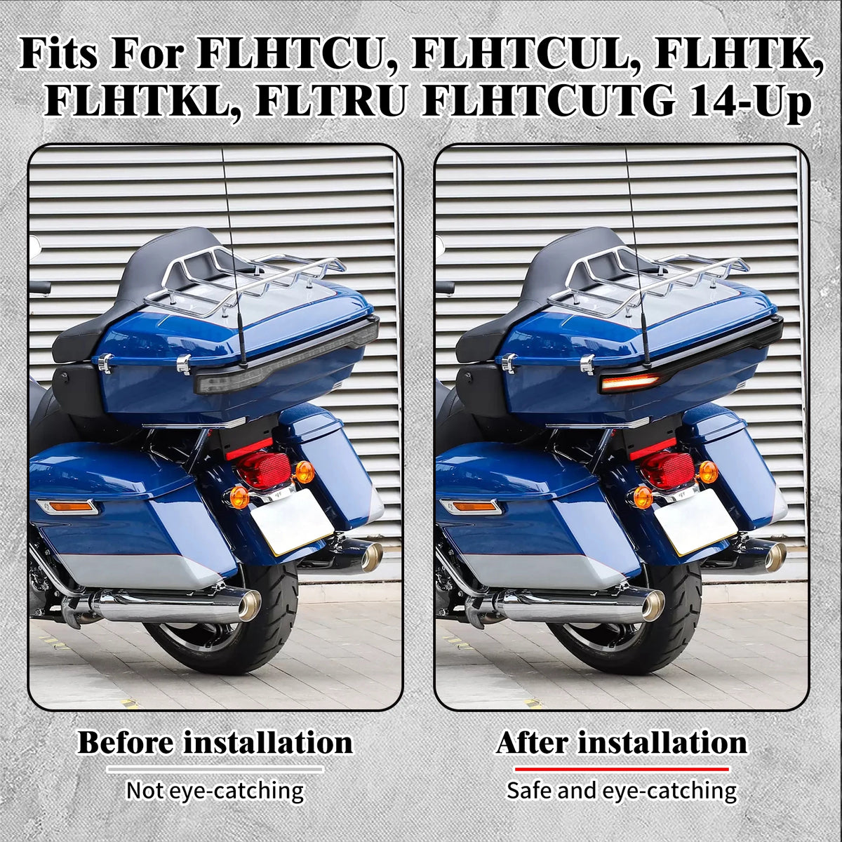 Feu LED de Tour Pack (Stop, Clignotant, Position) - Harley-Davidson Touring Ultra Limited & Electra Glide 2014-2025 – photo 5/8