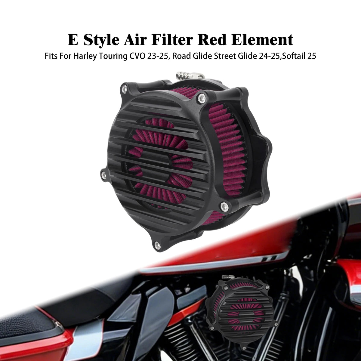 Filtre à Air Sport (Air Cleaner) - Harley-Davidson Touring CVO/Road Glide/Street Glide 2023-2025 & Softail 2025 – photo 8/20