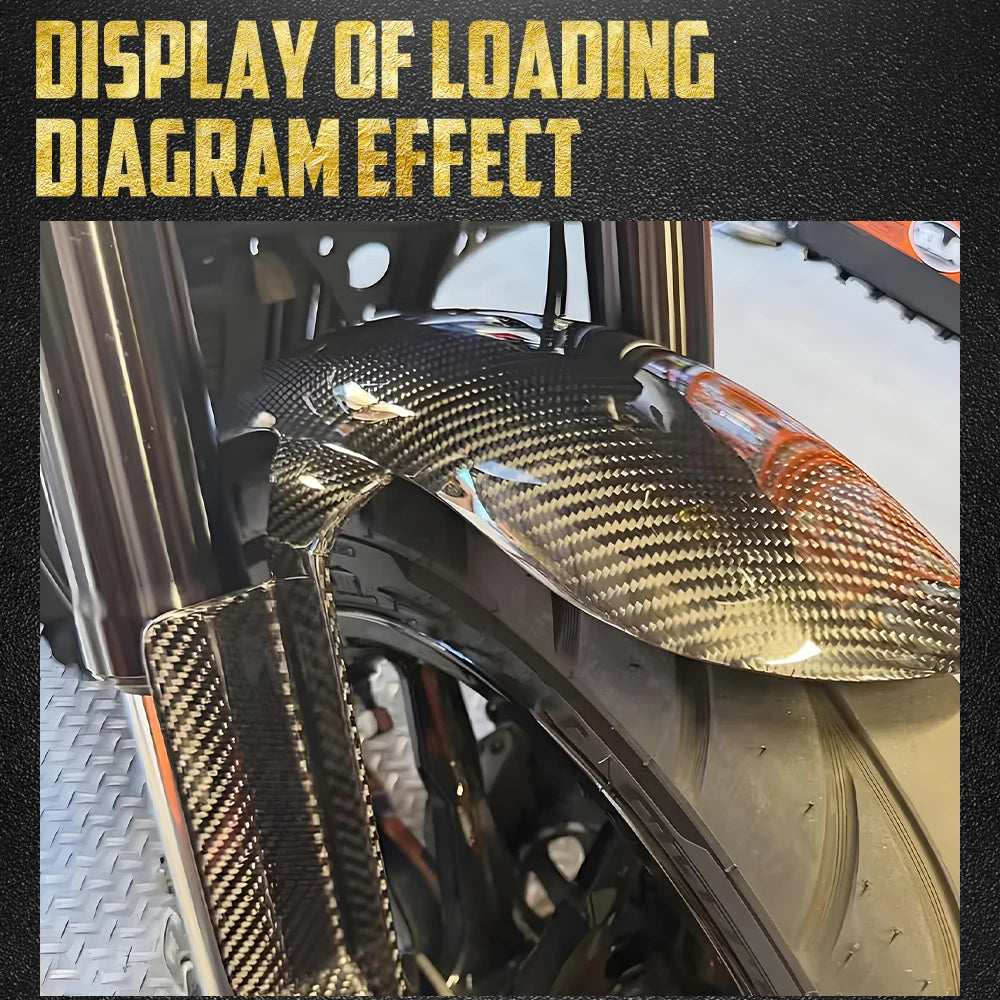 Garde-Boue Avant en Carbone - Harley-Davidson Softail Low Rider, Low Rider S & Low Rider ST – photo 2/7