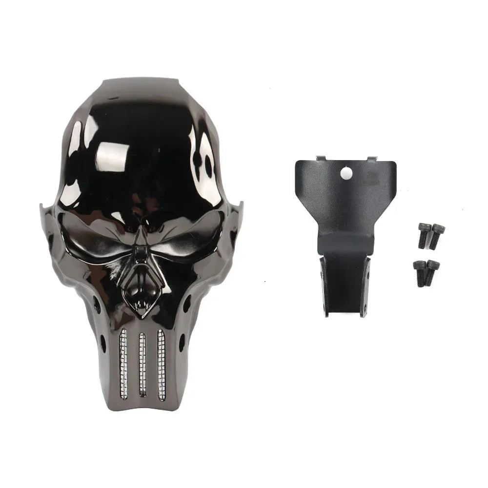Cache latéral moteur design tête de mort (Coil Cover) - Harley-Davidson M8 117/121, Softail 2018 et plus – photo 8/8