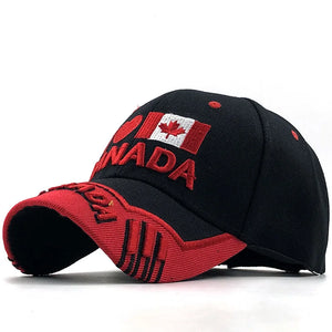 Casquette snapback brodée Canada - vue de face - vue 2