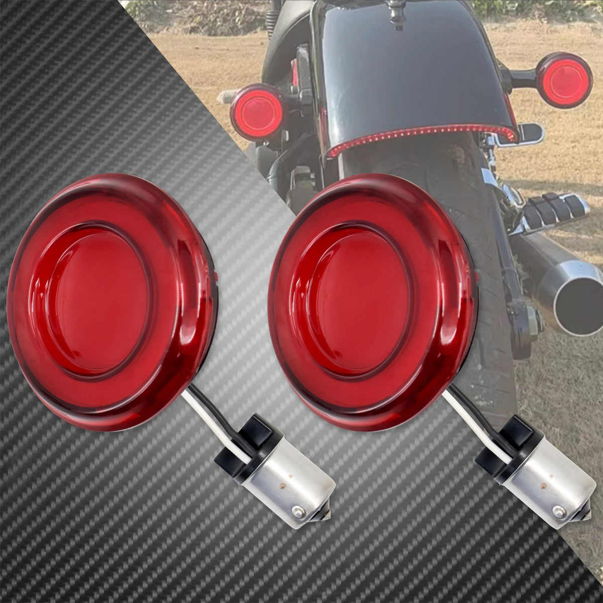 Insert de clignotant LED 1156 pour Harley - vue 9