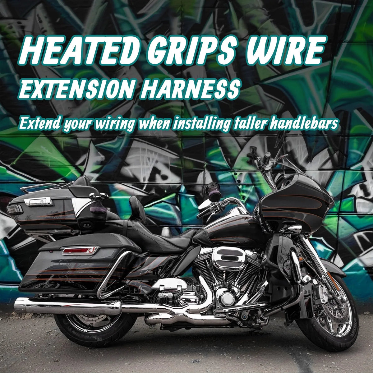 Kit d'Extension de Câblage pour Poignées Chauffantes (8" à 18") - Harley-Davidson Touring & Softail – photo 2/11