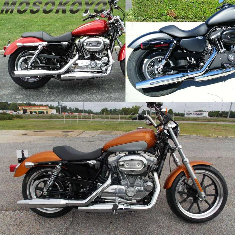 Silencieux slip-on chromés pour Harley Sportster 2014-2016 - vue 6