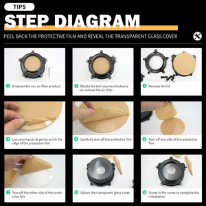Kit filtre à air complet pour Harley-Davidson Sportster, Dyna, Softail, Touring – photo 3/14