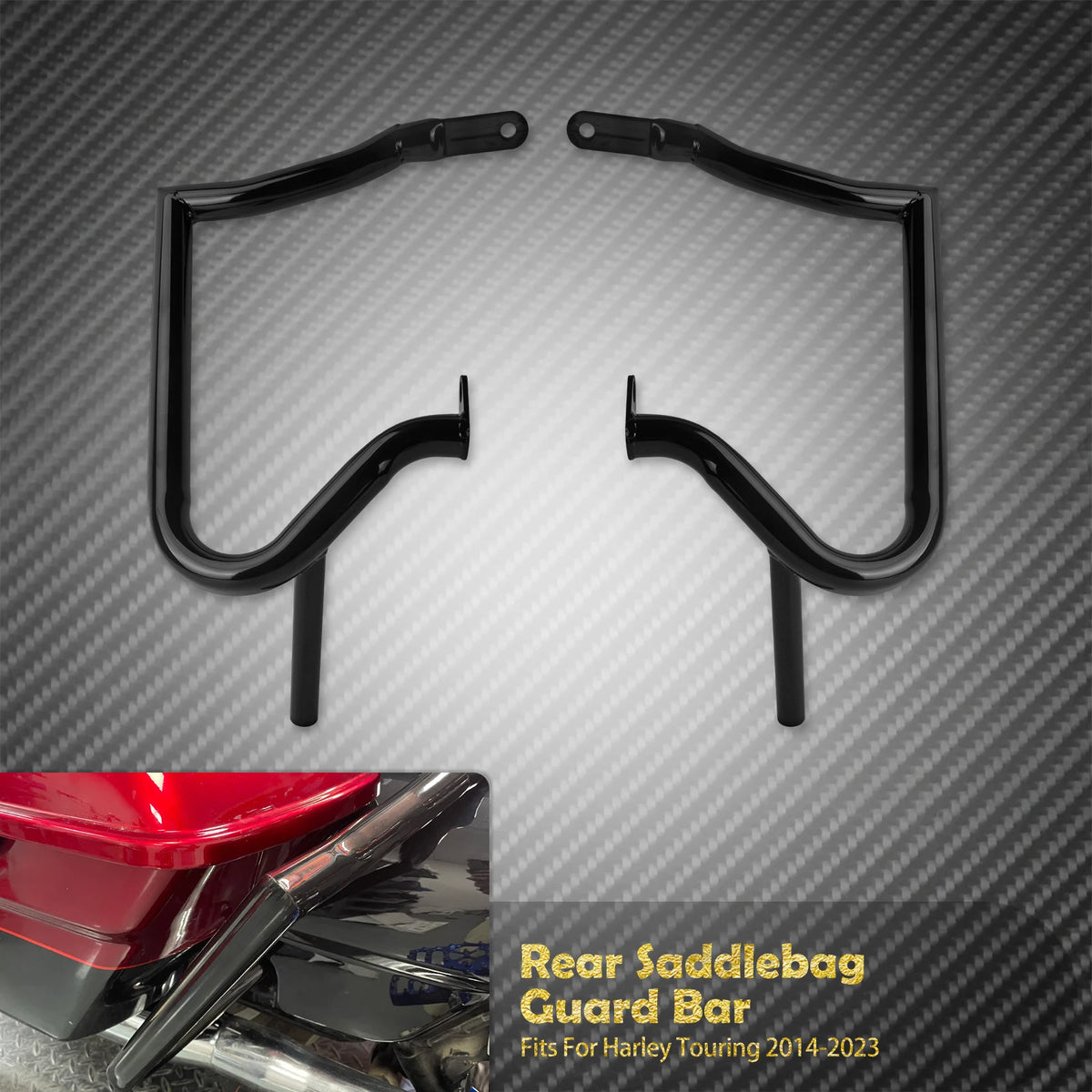 Barre de Protection Sacoches Arrière (Crash Bar) - Harley-Davidson Touring 2014-2023 – photo 7/7