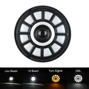 Phare LED 7 pouces pour Harley Softail - vue 14