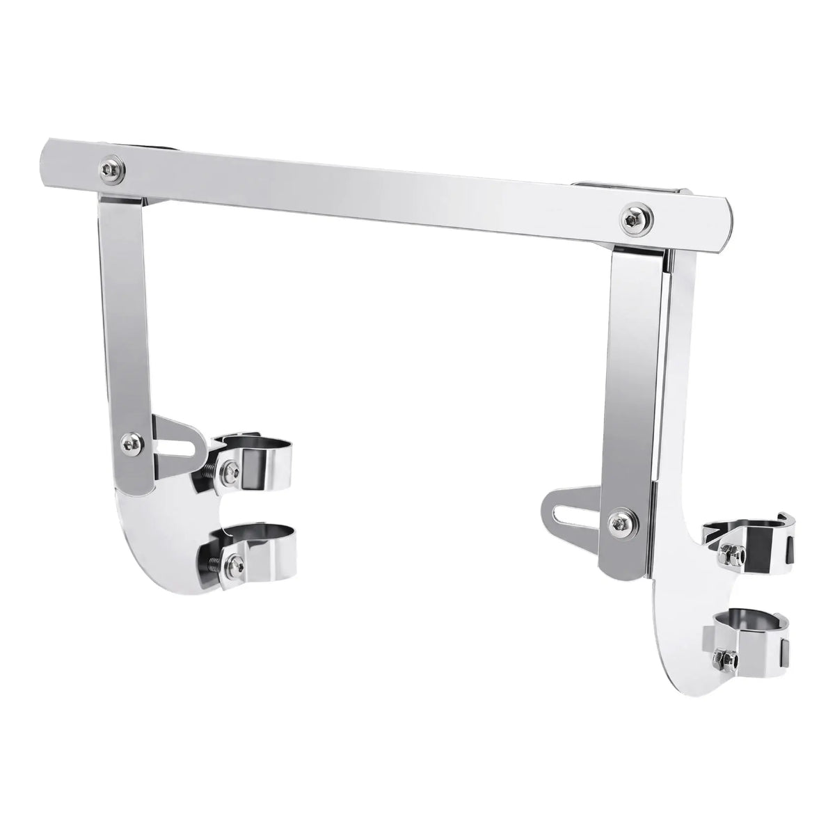 Support de pare-brise chromé pour fourche de moto de 39 mm - vue 2