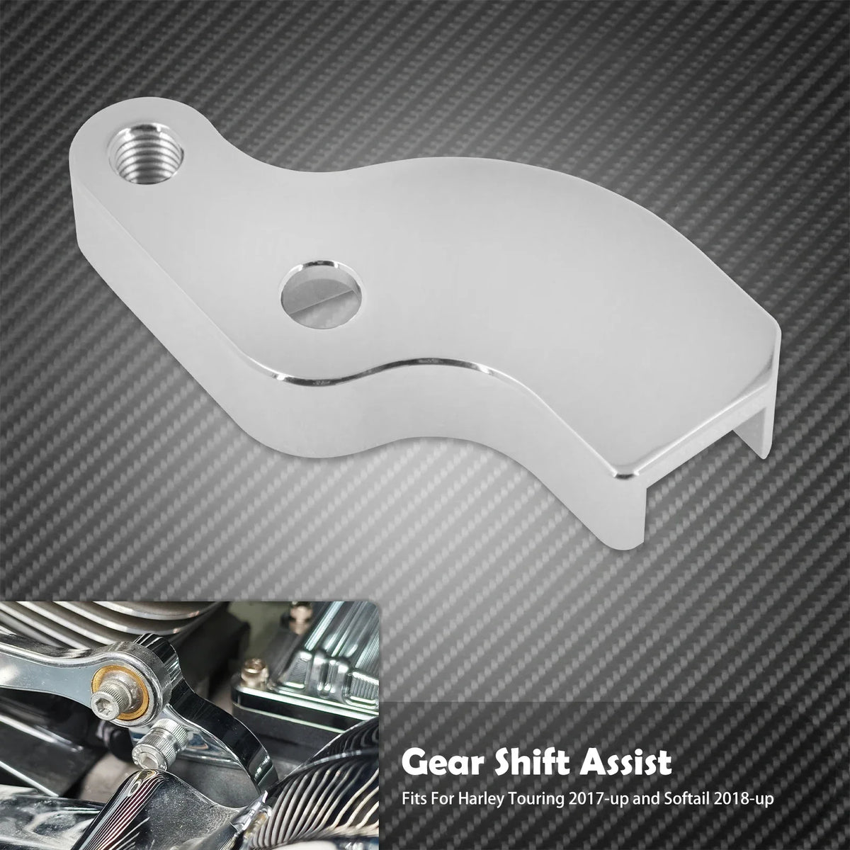 Support d'Assistance au Passage des Vitesses en Aluminium - Harley-Davidson M8 Touring & Softail – photo 8/8