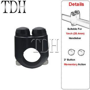 Commodo 2 ou 3 boutons pour Harley guidon 22/25 mm - vue 15