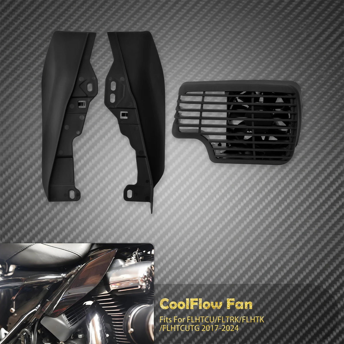 Ventilateur Déflecteur Mi-Cadre (CoolFlow) - Harley-Davidson Touring 2017-2024 – photo 7/7