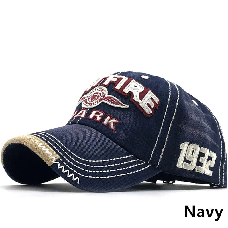 Casquette snapback brodée en coton - vue - vue 9