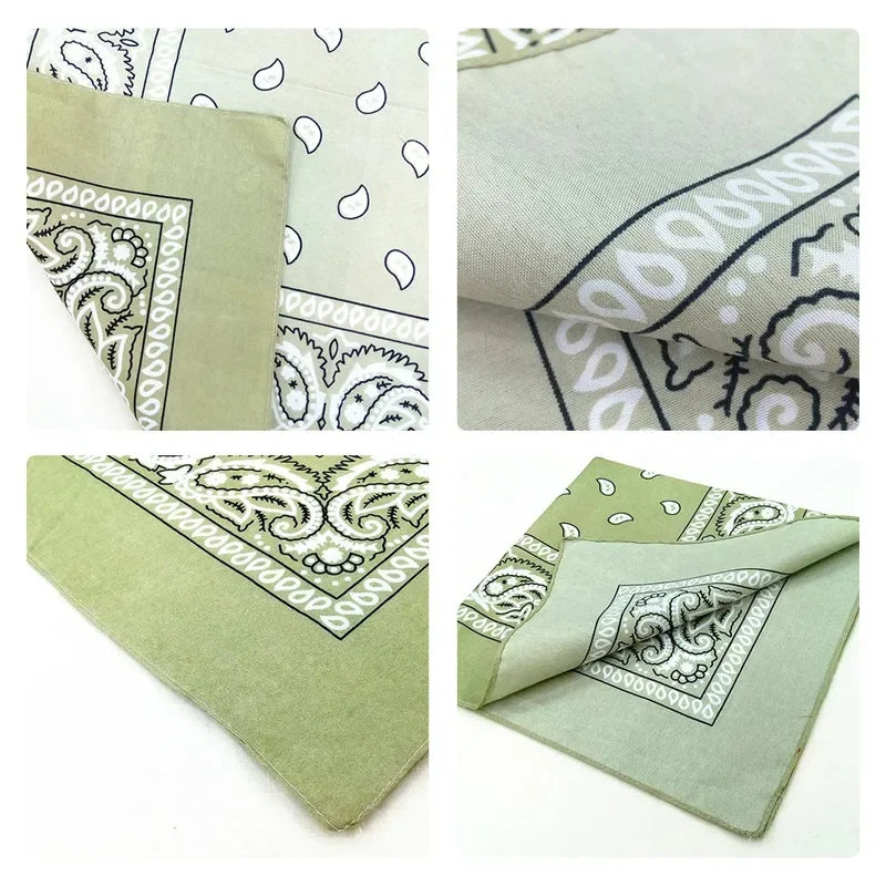 Bandana biker imprimé foulard tête et poignet - vue 4