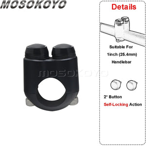 Commodo additionnel à boutons pour Harley chopper - vue 25