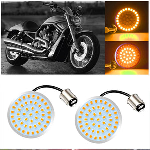 Inserts LED de clignotant 2 pouces pour Harley Touring Softail Dyna Sportster - vue 6