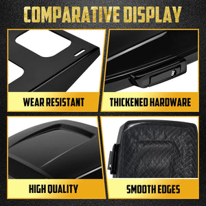 Kit Top Case Razor 7,5\" avec Dossier, Support et Fixation Rapide - Harley-Davidson Touring 2014-2025 – photo 4/12