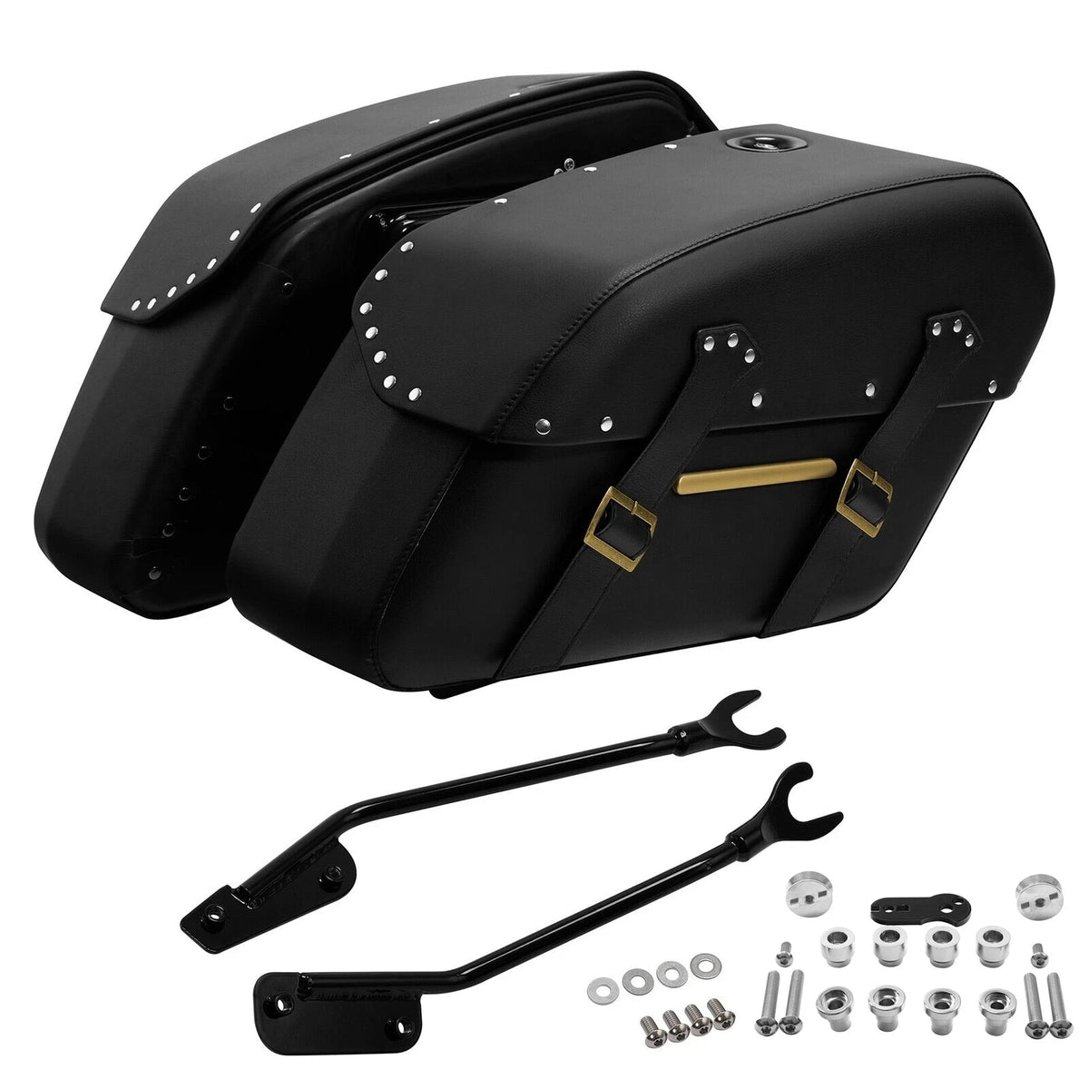 Sacoches rigides amovibles avec kit de fixation pour Harley Fat Boy / Breakout - vue 6