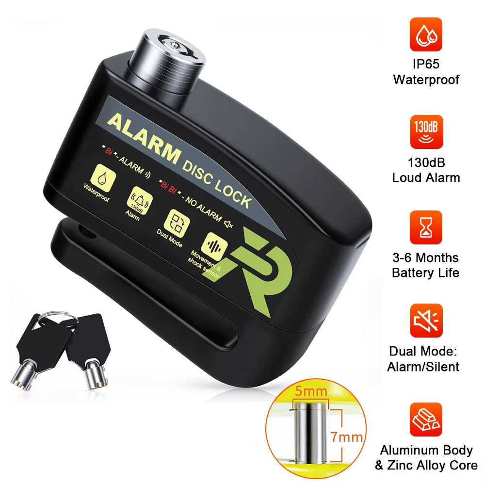 Bloque-disque moto Extractme avec alarme 120 dB - vue 20