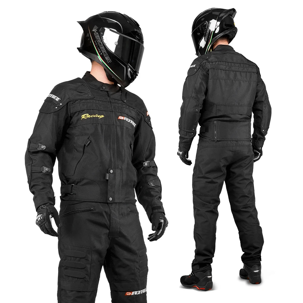 Blouson moto tout-terrain imperméable - vue - vue 4