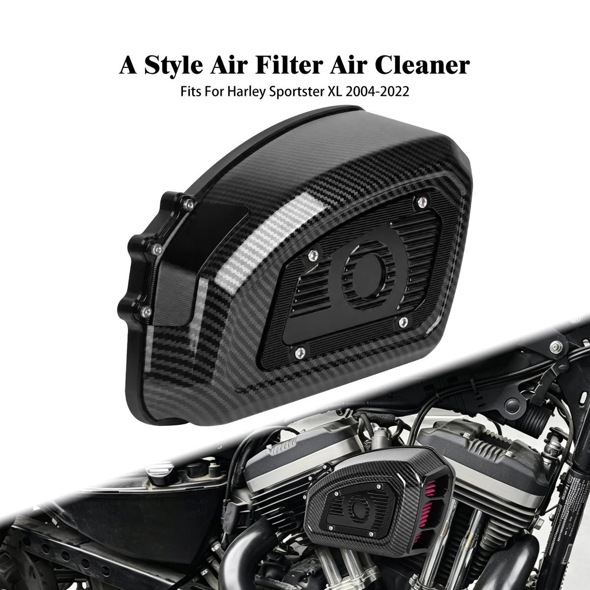 Filtre à air moto coloré haute performance pour Harley-Davidson - vue 30