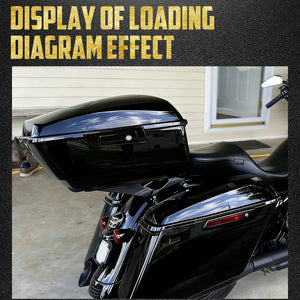 Top Case Arrière Chopped/Razor/King (7,5\"/10,7\"/13,7\") - Harley-Davidson Touring 2014-2025 – photo 2/12