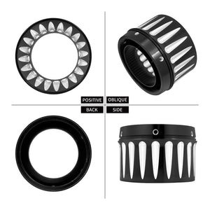 Coque de Phare Rond 7'' à Fixation Basse (Bucket) - Universel Harley-Davidson Softail, Sportster, Touring – photo 2/9