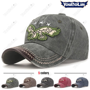 Casquette trucker vintage aigle brodé - vue produit - vue 1