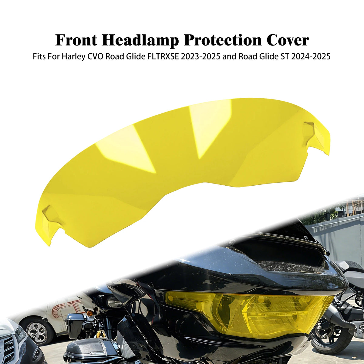 Protection de phare fumée pour Harley-Davidson CVO Road Glide - vue 8