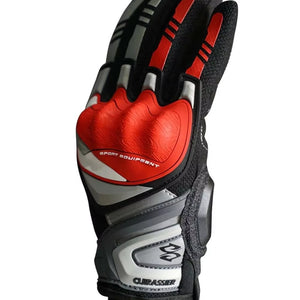 Gants moto noirs réfléchissants doigts longs - vue - vue 5