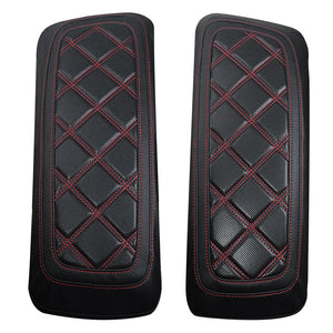 Housse de protection noire installée sur le couvercle d'une sacoche rigide Harley - vue 3