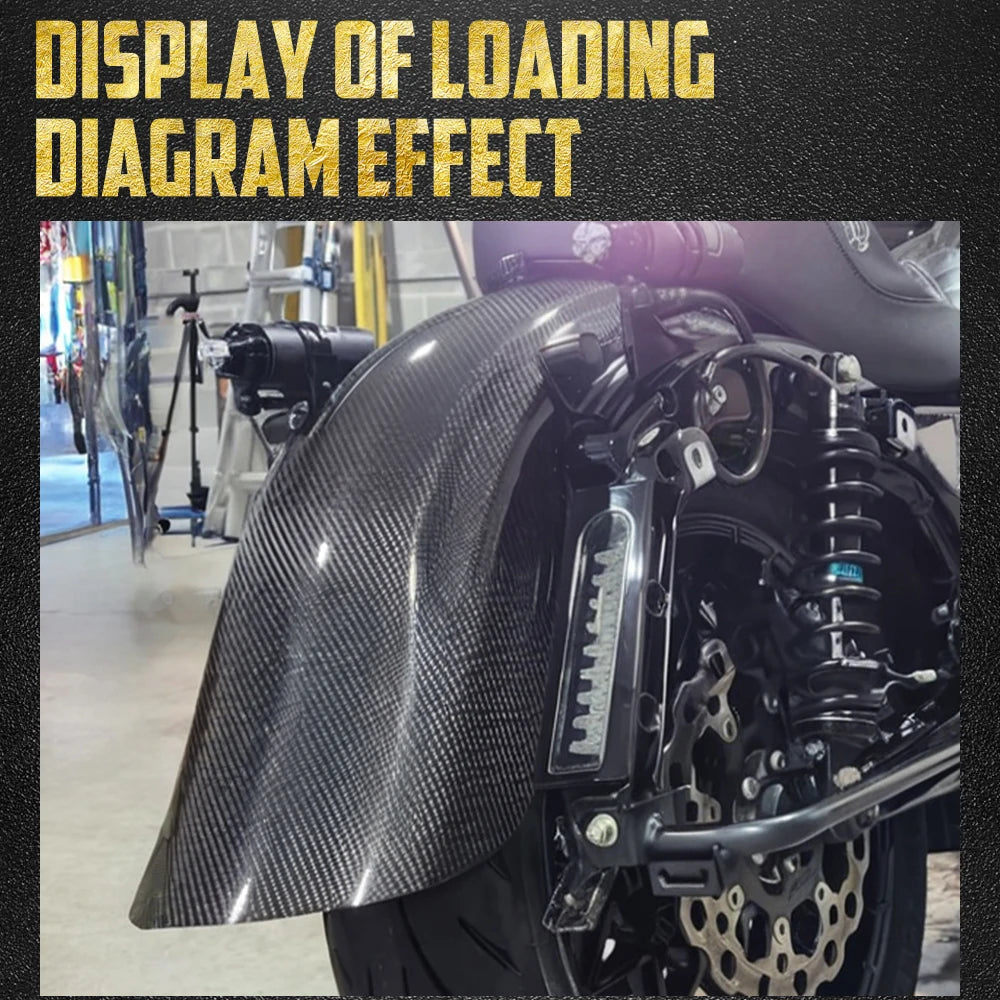 Garde-Boue Arrière en Fibre de Carbone - Harley-Davidson Touring 2009-2023 – photo 3/8