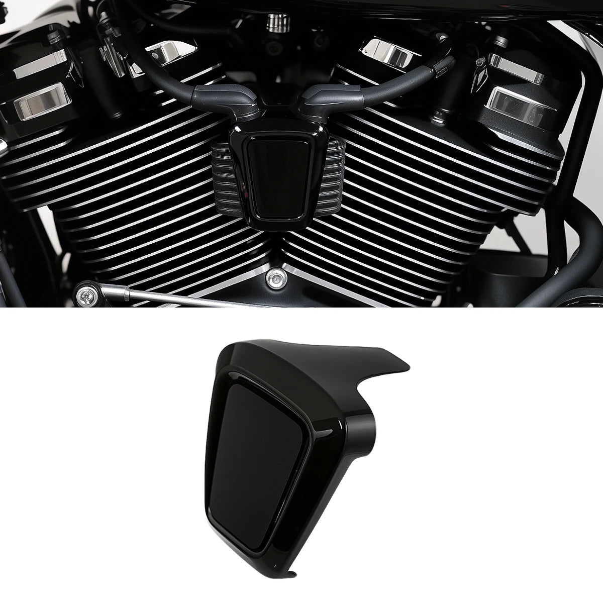 Cache chromé de bobine d'allumage pour Harley Softail - vue 7
