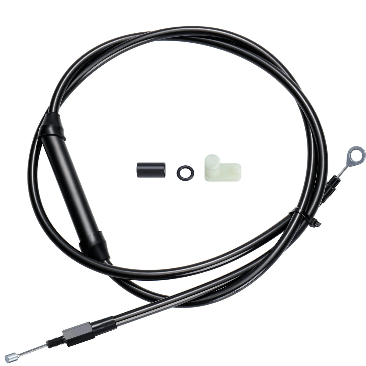 Câble d'Embrayage Tressé Inox - Harley-Davidson Touring, Dyna, Softail 1987-2006 – photo 1/16