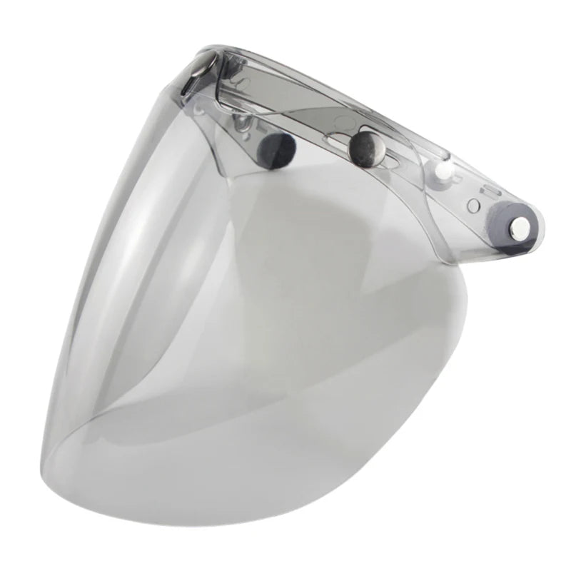 Visière Bulle Anti-UV Anti-Buée pour Casque Jet - Fixation 3 Boutons - vue 8