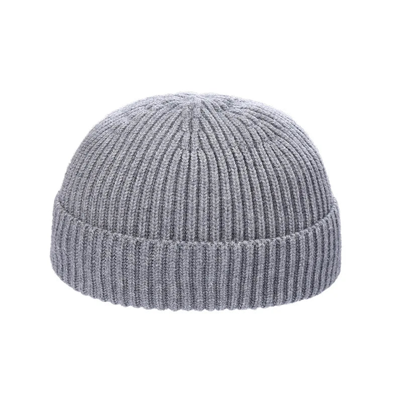 Bonnet tricot thermique à revers roulé pour l'hiver - vue 7