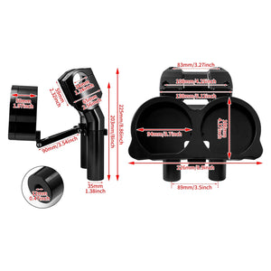 Risers avec support de compteurs pour Harley Road Glide - vue 6