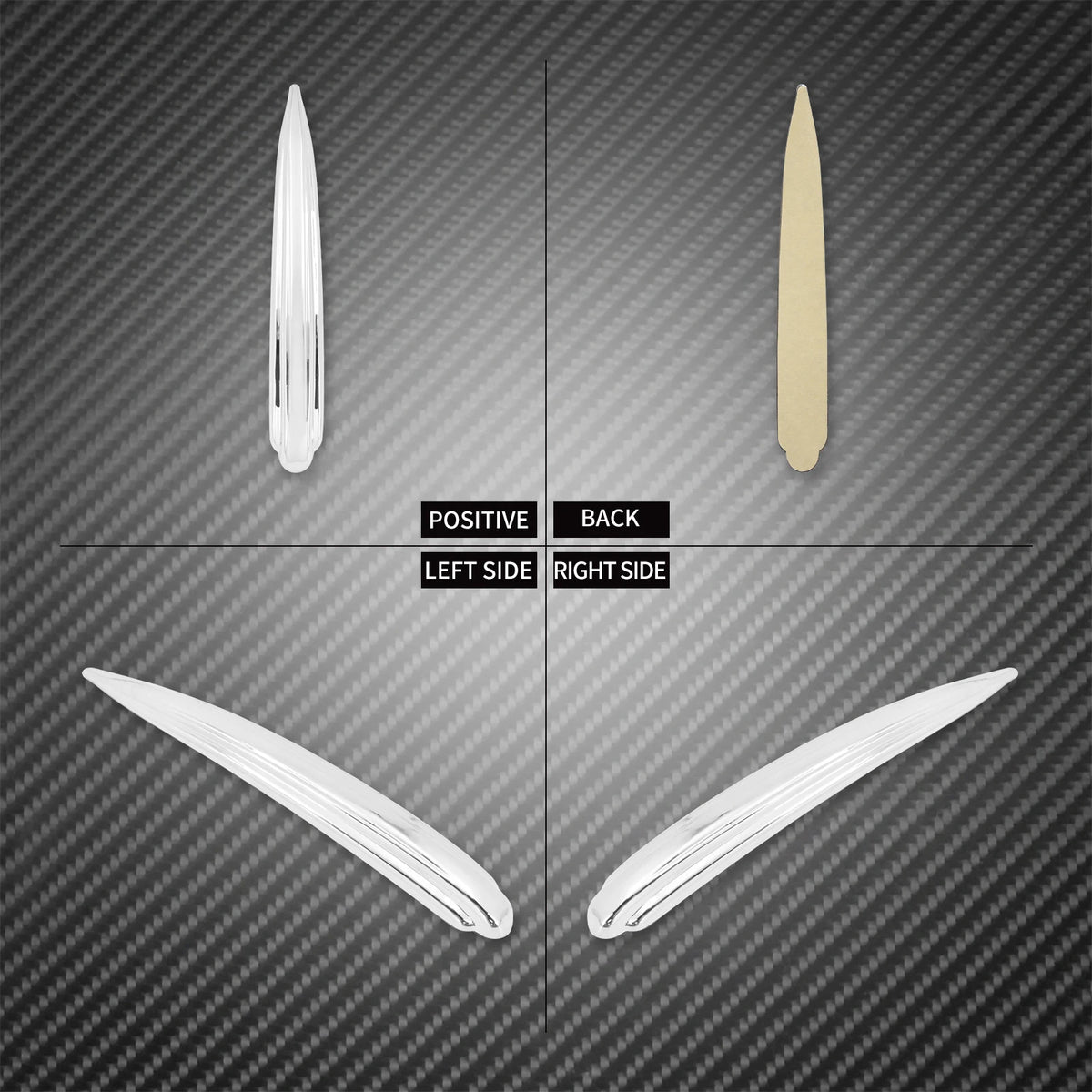 Baguette Chromée de Garde-boue Avant - Harley-Davidson Touring, Softail FLDE/FLHC/FLHCS 1984-2025 – photo 2/7