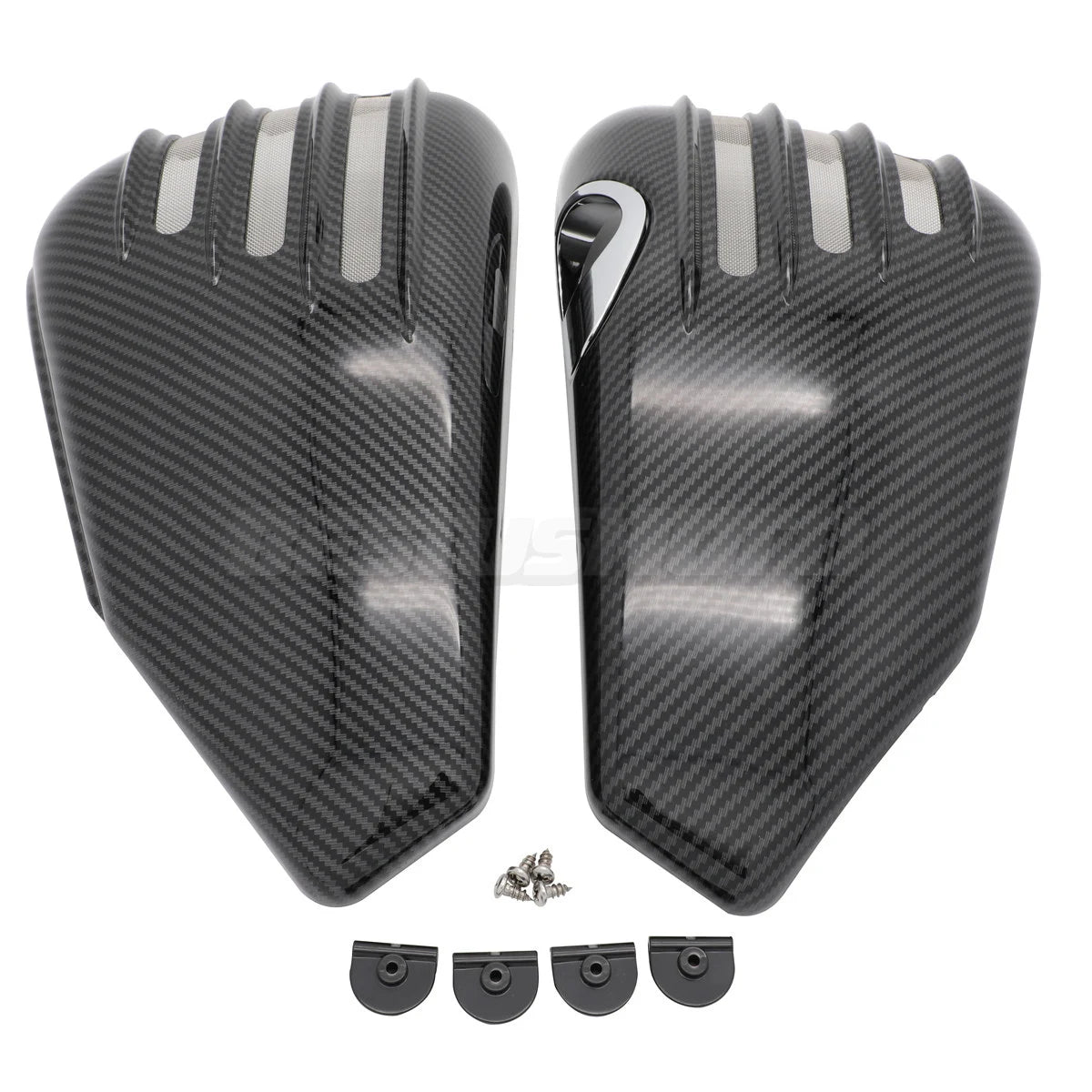 Caches de batterie ajourés pour Harley Sportster - vue 10