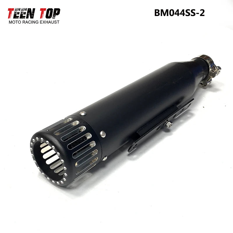 Silencieux rétro inox pour Harley Sportster - vue 8