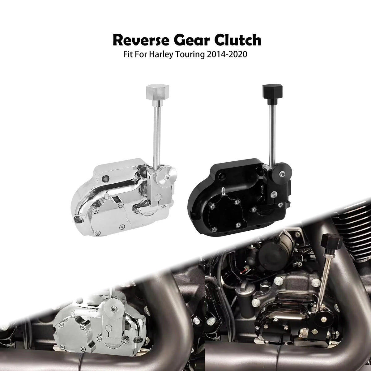 Kit de marche arrière en aluminium pour moto Harley-Davidson Touring - vue 1
