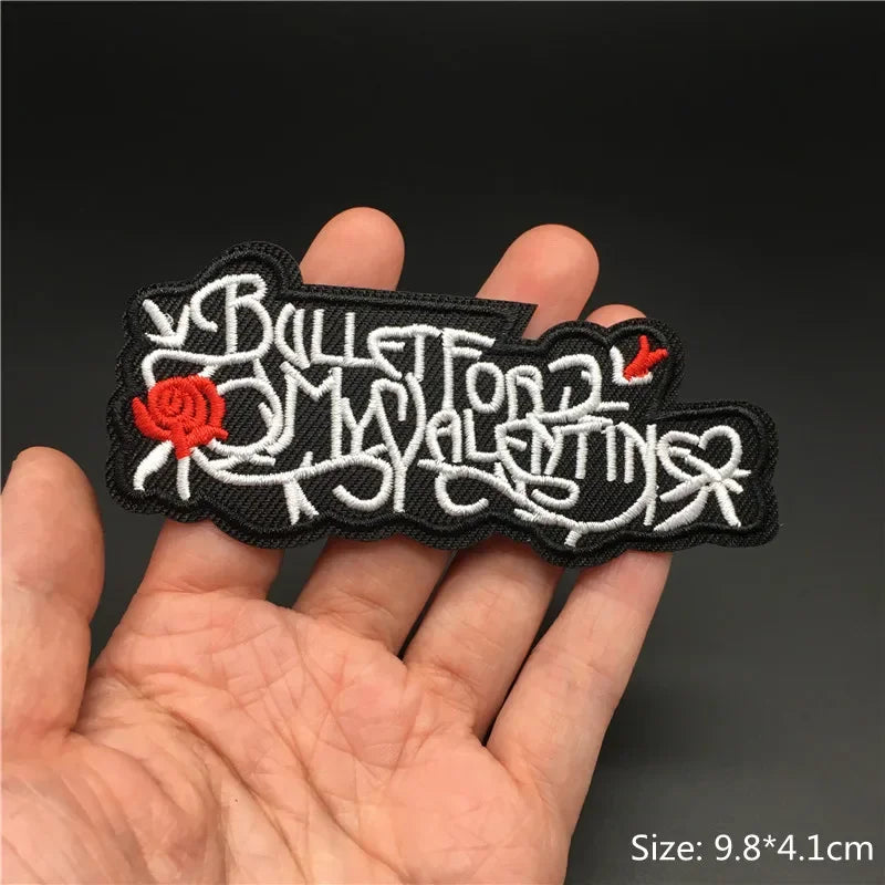 Patch brodé rock punk thermocollant pour blouson ou veste en jean - vue 45