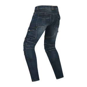 Pantalon moto homme anti-chute façon jean - vue 5