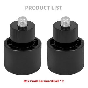 Paire de billes de protection noires pour pare-carter de moto Harley-Davidson - vue 6