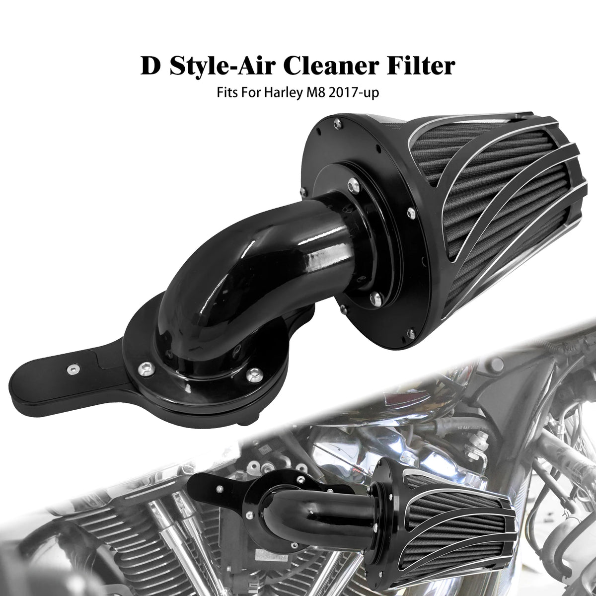 Filtre à air CNC en aluminium pour moteur Harley-Davidson - vue 10